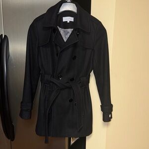 Calvin Klein Elegant Black Coat